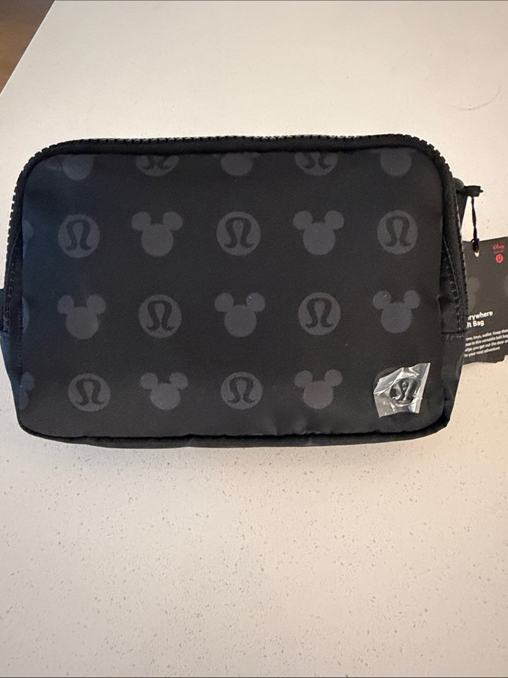 Lululemon x Disney Black Disney Mickey Pattern Everywhere Belt Bag